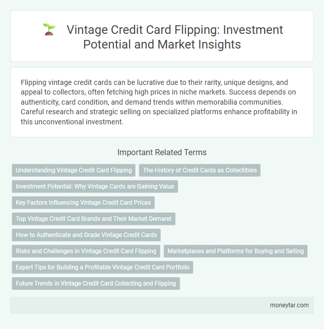 Vintage Credit Card Flipping: Investment Potential and Market Insights