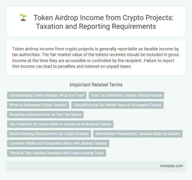 Token Airdrop Income from Crypto Projects: Taxation and Reporting Requirements