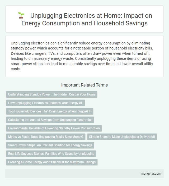 Unplugging Electronics at Home: Impact on Energy Consumption and Household Savings