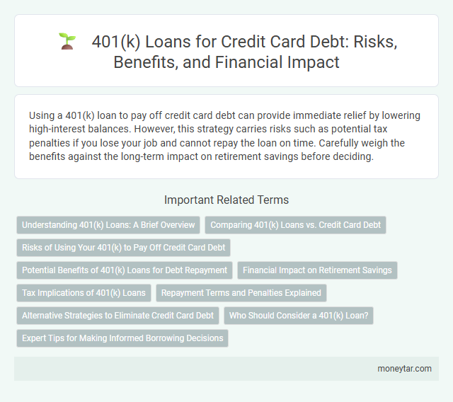 401(k) Loans for Credit Card Debt: Risks, Benefits, and Financial Impact