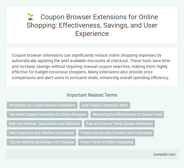 Coupon Browser Extensions for Online Shopping: Effectiveness, Savings, and User Experience