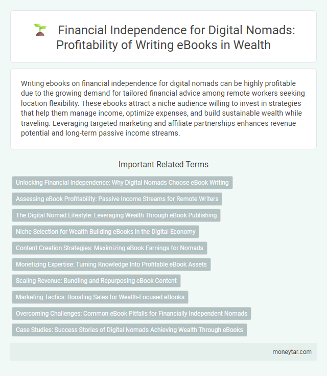 Financial Independence for Digital Nomads: Profitability of Writing eBooks in Wealth