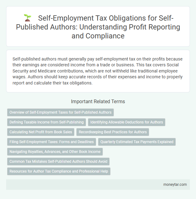 Self-Employment Tax Obligations for Self-Published Authors: Understanding Profit Reporting and Compliance