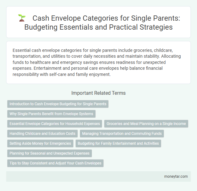 Cash Envelope Categories for Single Parents: Budgeting Essentials and Practical Strategies