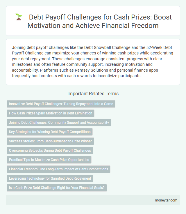 Debt Payoff Challenges for Cash Prizes: Boost Motivation and Achieve Financial Freedom