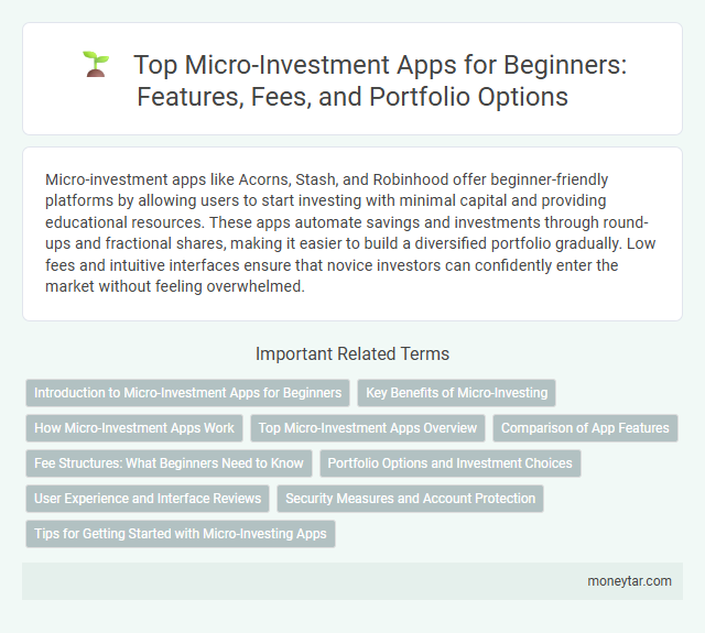 Top Micro-Investment Apps for Beginners: Features, Fees, and Portfolio Options