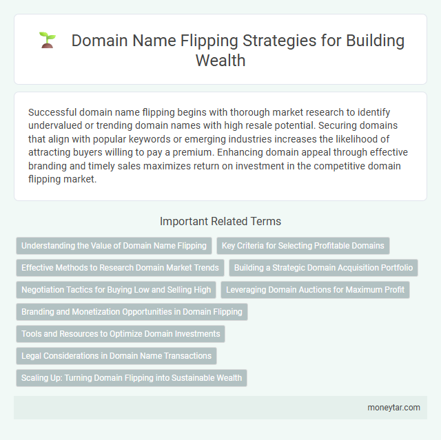 Domain Name Flipping Strategies for Building Wealth