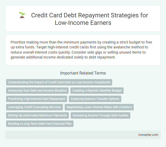 Credit Card Debt Repayment Strategies for Low-Income Earners