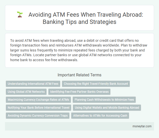 Avoiding ATM Fees When Traveling Abroad: Banking Tips and Strategies