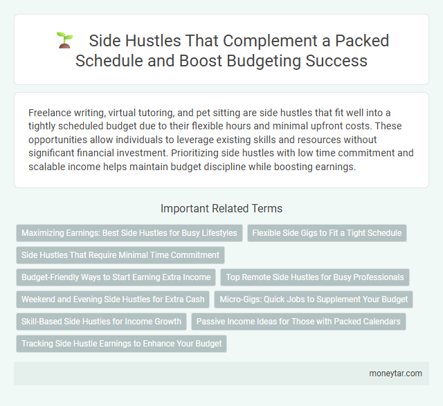 Side Hustles That Complement a Packed Schedule and Boost Budgeting Success