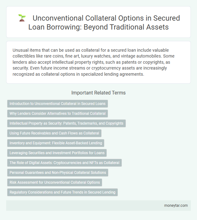 Unconventional Collateral Options in Secured Loan Borrowing: Beyond Traditional Assets