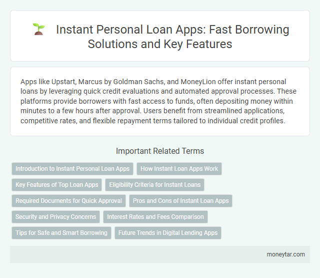 Instant Personal Loan Apps: Fast Borrowing Solutions and Key Features