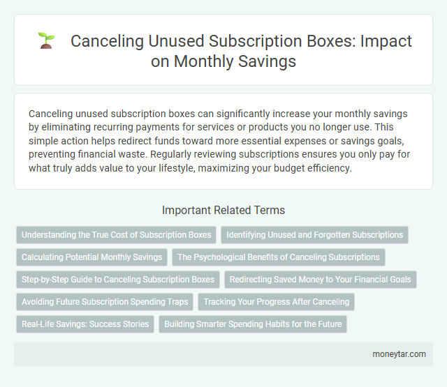 Canceling Unused Subscription Boxes: Impact on Monthly Savings