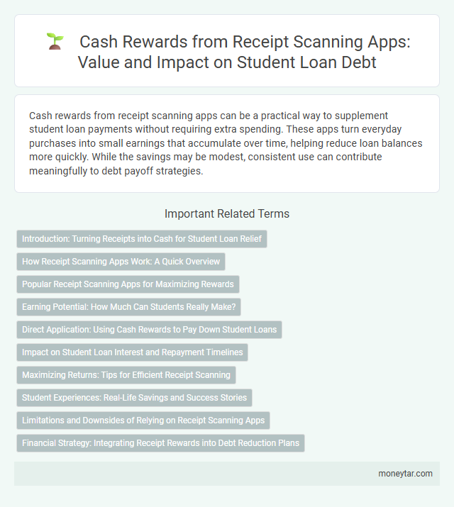 Cash Rewards from Receipt Scanning Apps: Value and Impact on Student Loan Debt