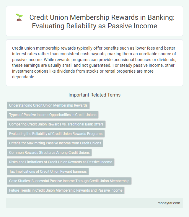 Credit Union Membership Rewards in Banking: Evaluating Reliability as Passive Income