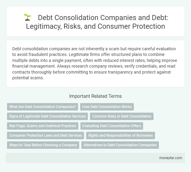 Debt Consolidation Companies and Debt: Legitimacy, Risks, and Consumer Protection