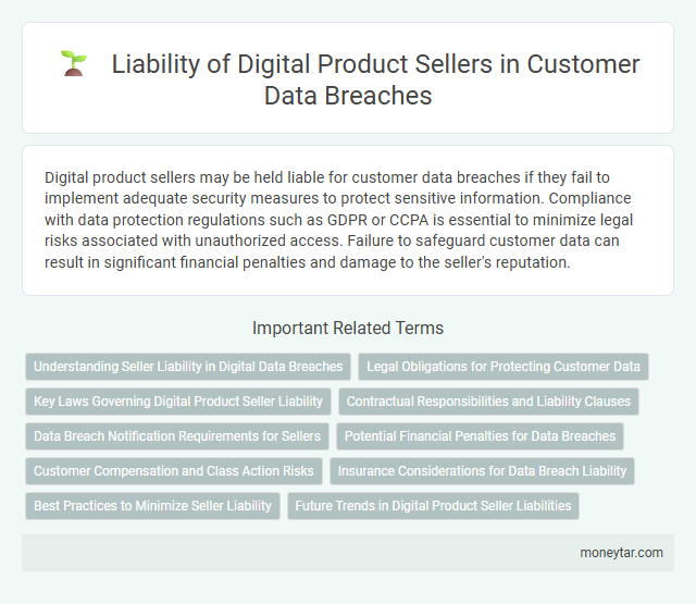 Liability of Digital Product Sellers in Customer Data Breaches