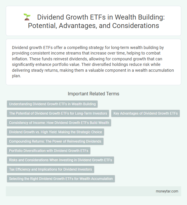 Dividend Growth ETFs in Wealth Building: Potential, Advantages, and Considerations