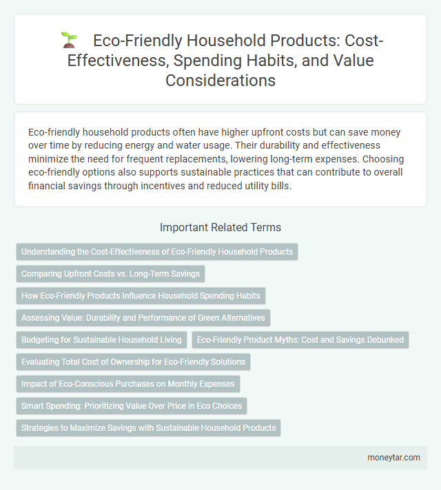 Eco-Friendly Household Products: Cost-Effectiveness, Spending Habits, and Value Considerations