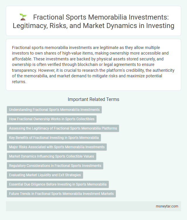 Fractional Sports Memorabilia Investments: Legitimacy, Risks, and Market Dynamics in Investing
