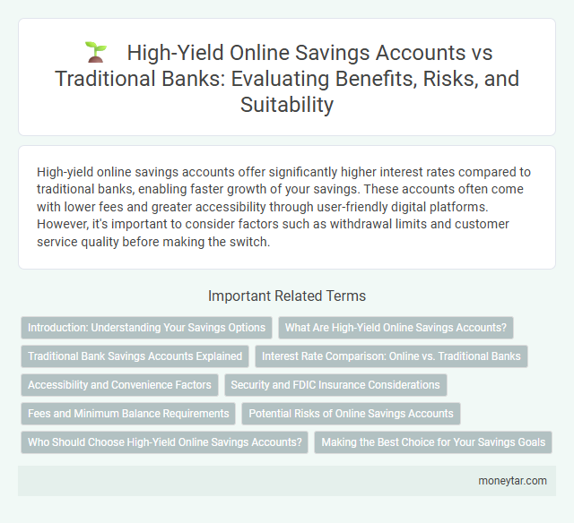 High-Yield Online Savings Accounts vs Traditional Banks: Evaluating Benefits, Risks, and Suitability