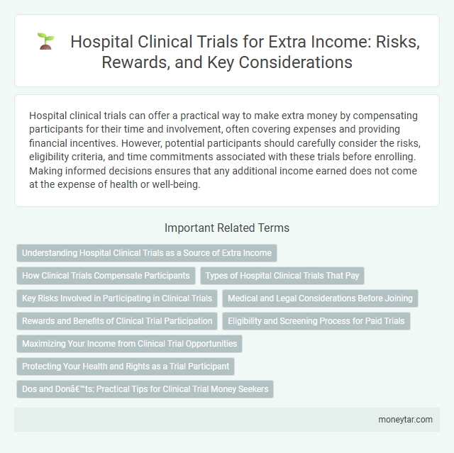 Hospital Clinical Trials for Extra Income: Risks, Rewards, and Key Considerations