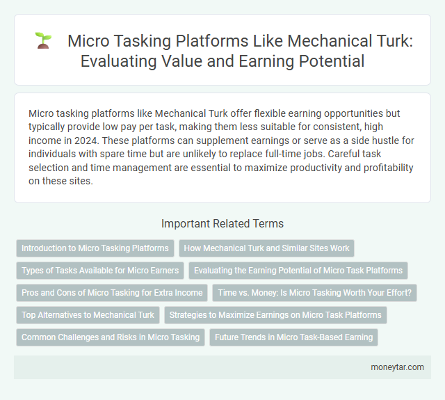 Micro Tasking Platforms Like Mechanical Turk: Evaluating Value and Earning Potential