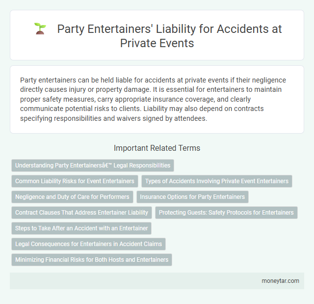Party Entertainers' Liability for Accidents at Private Events