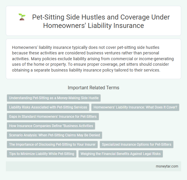 Pet-Sitting Side Hustles and Coverage Under Homeowners' Liability Insurance
