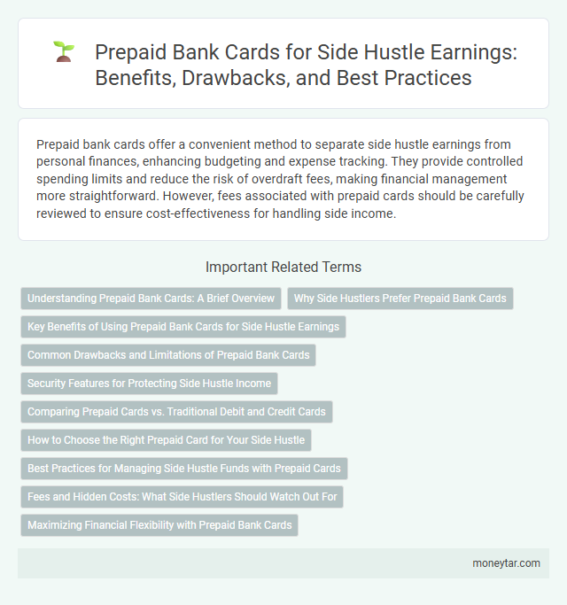 Prepaid Bank Cards for Side Hustle Earnings: Benefits, Drawbacks, and Best Practices