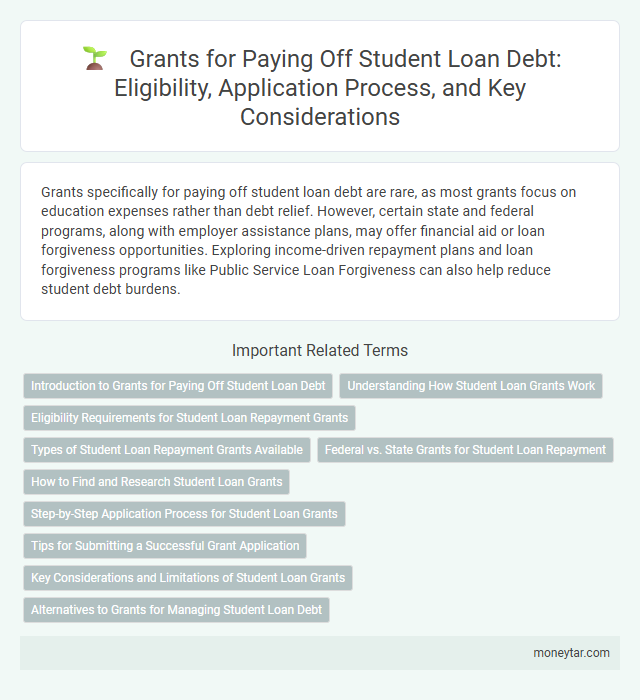 Grants for Paying Off Student Loan Debt: Eligibility, Application Process, and Key Considerations