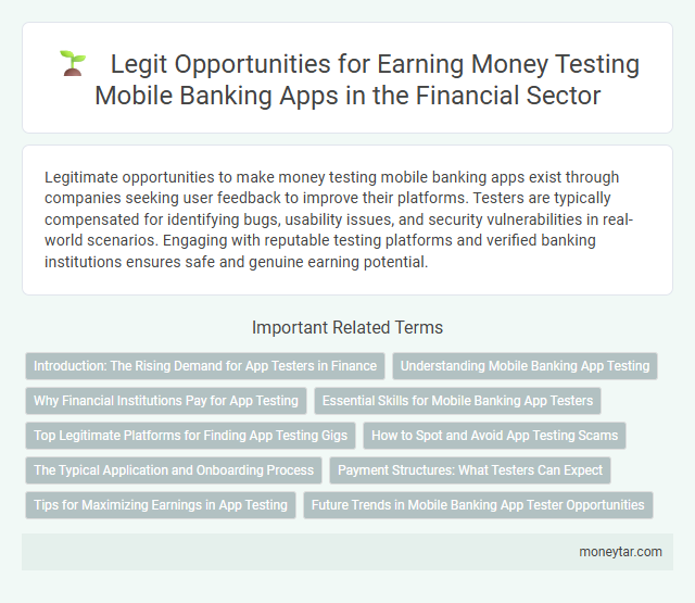 Legit Opportunities for Earning Money Testing Mobile Banking Apps in the Financial Sector