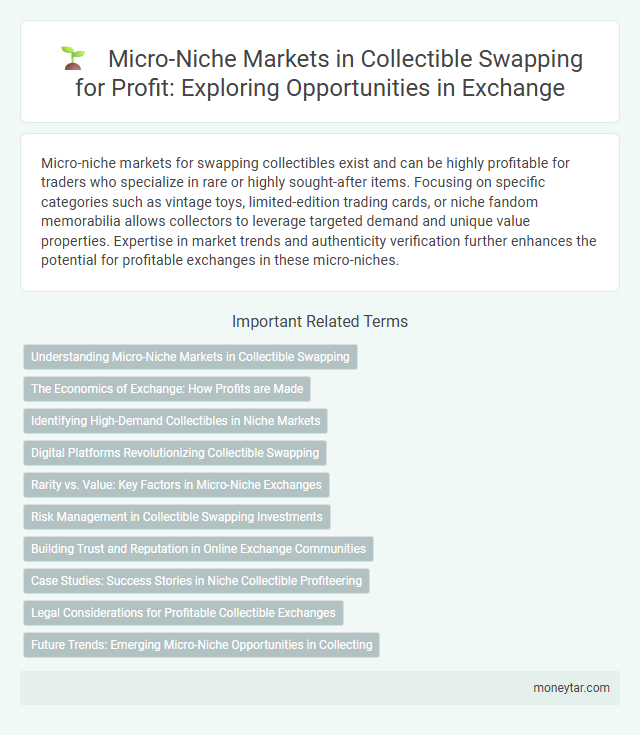 Micro-Niche Markets in Collectible Swapping for Profit: Exploring Opportunities in Exchange