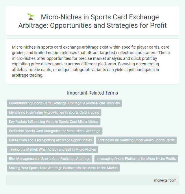 Micro-Niches in Sports Card Exchange Arbitrage: Opportunities and Strategies for Profit