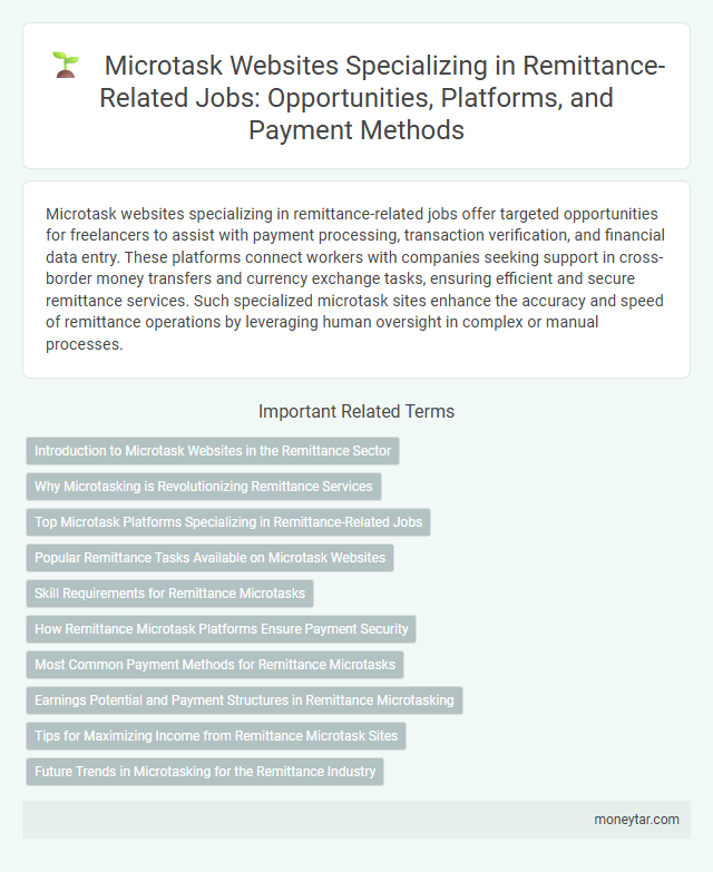 Microtask Websites Specializing in Remittance-Related Jobs: Opportunities, Platforms, and Payment Methods