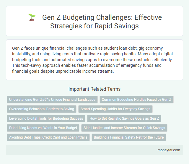Gen Z Budgeting Challenges: Effective Strategies for Rapid Savings
