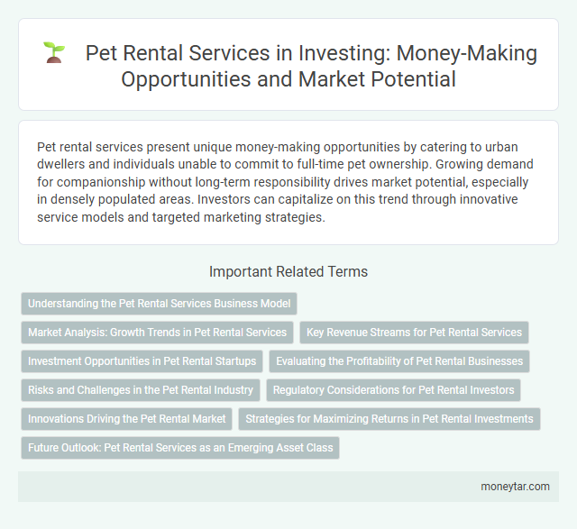 Pet Rental Services in Investing: Money-Making Opportunities and Market Potential