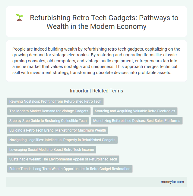 Refurbishing Retro Tech Gadgets: Pathways to Wealth in the Modern Economy