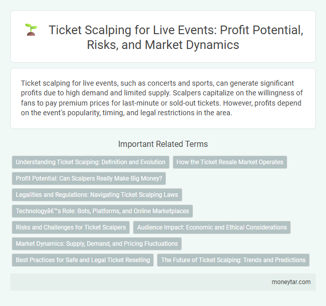 Ticket Scalping for Live Events: Profit Potential, Risks, and Market Dynamics