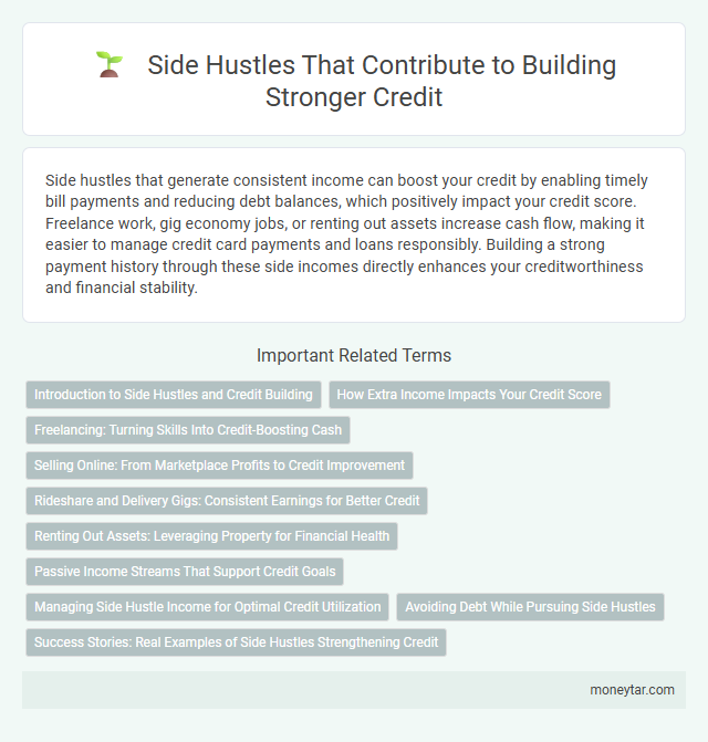 Side Hustles That Contribute to Building Stronger Credit
