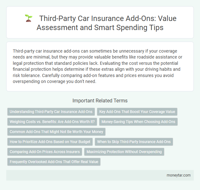 Third-Party Car Insurance Add-Ons: Value Assessment and Smart Spending Tips