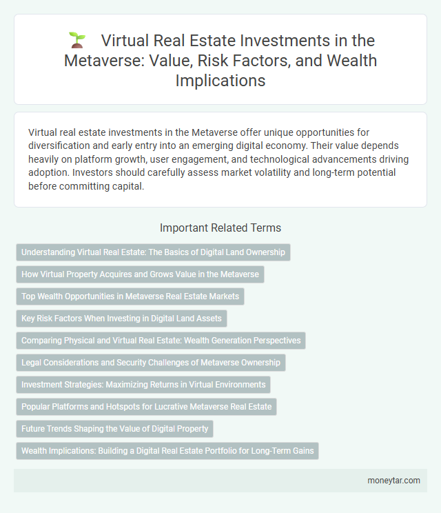 Virtual Real Estate Investments in the Metaverse: Value, Risk Factors, and Wealth Implications