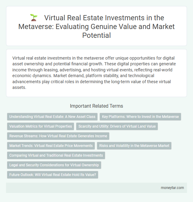 Virtual Real Estate Investments in the Metaverse: Evaluating Genuine Value and Market Potential