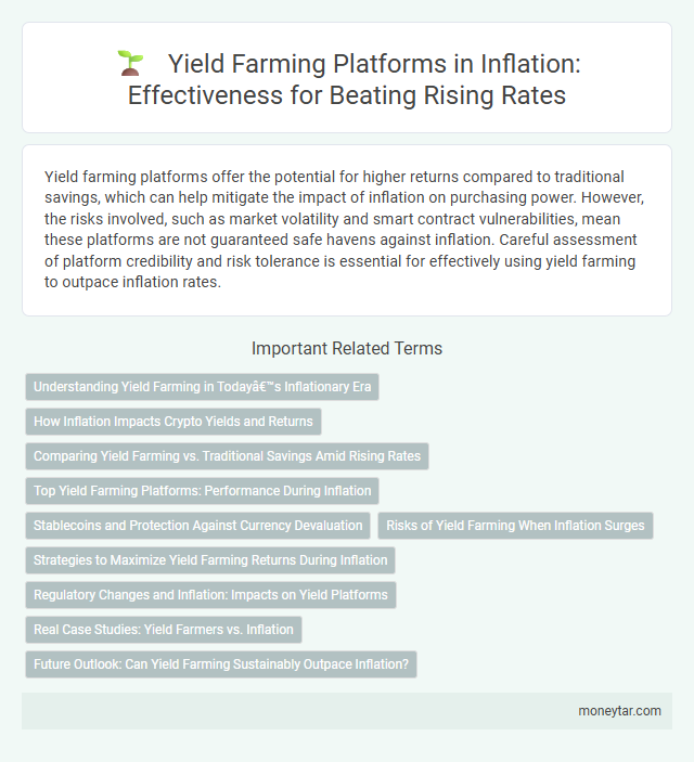 Yield Farming Platforms in Inflation: Effectiveness for Beating Rising Rates
