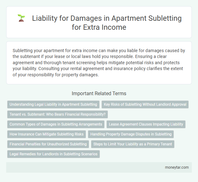 Liability for Damages in Apartment Subletting for Extra Income