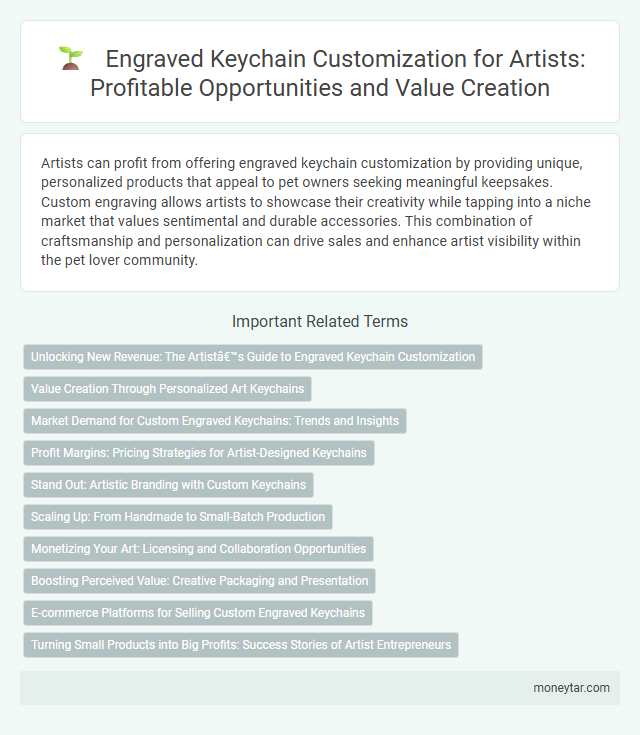 Engraved Keychain Customization for Artists: Profitable Opportunities and Value Creation