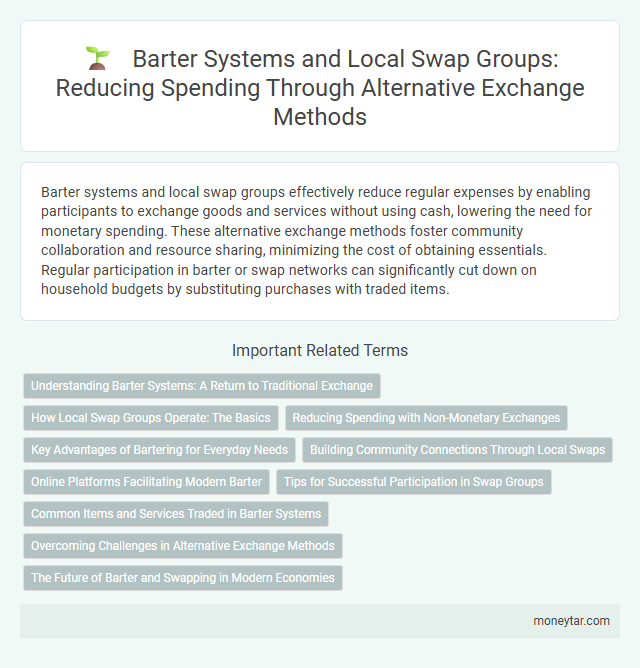 Barter Systems and Local Swap Groups: Reducing Spending Through Alternative Exchange Methods