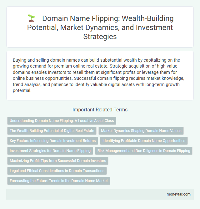 Domain Name Flipping: Wealth-Building Potential, Market Dynamics, and Investment Strategies