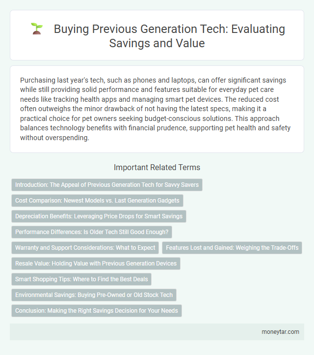 Buying Previous Generation Tech: Evaluating Savings and Value
