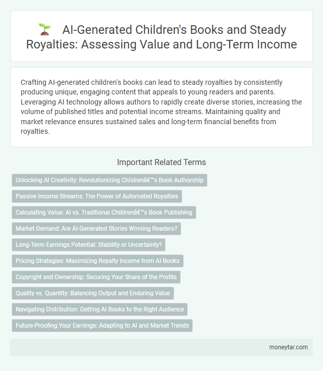 AI-Generated Children's Books and Steady Royalties: Assessing Value and Long-Term Income